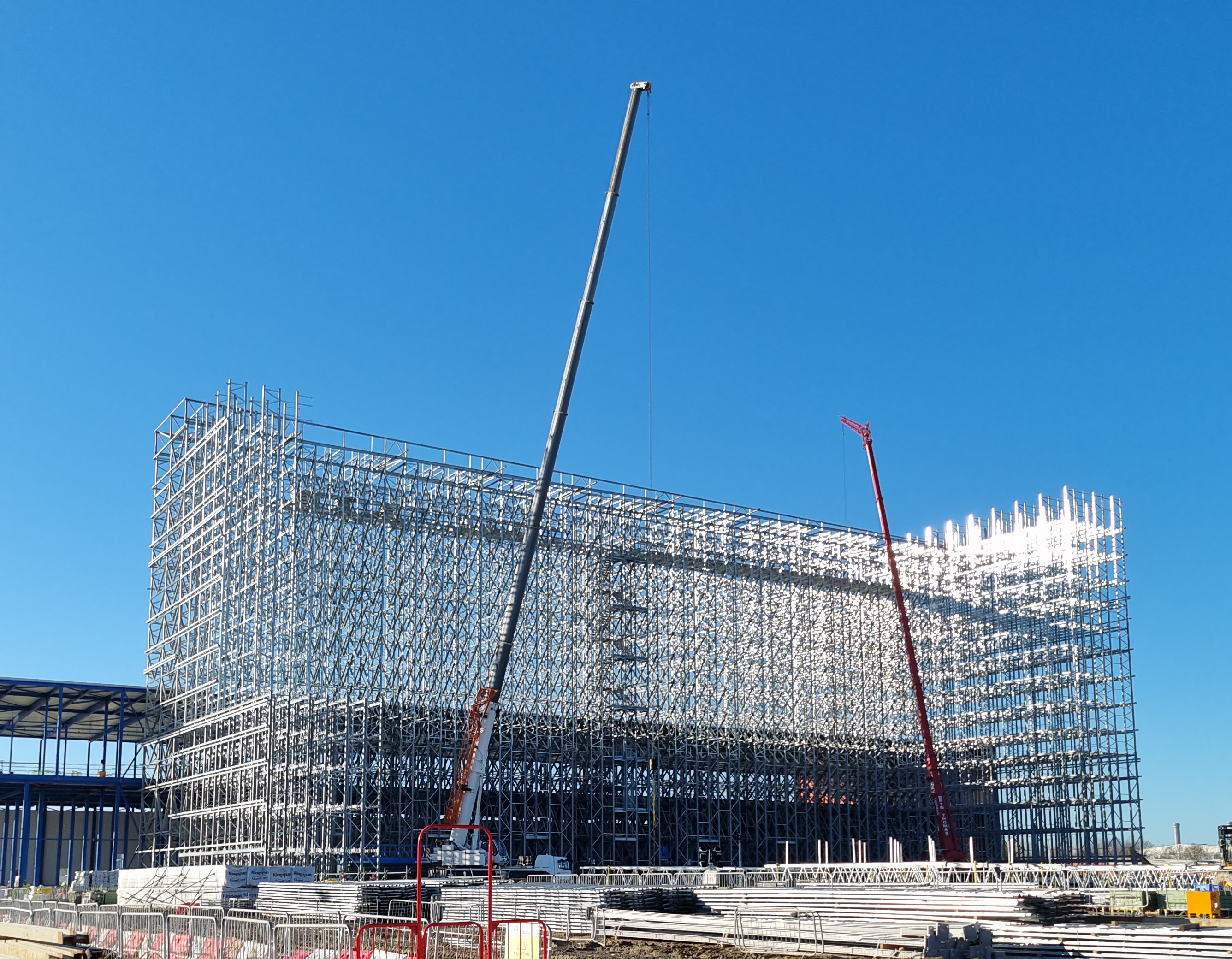 clad rack warehouse construction