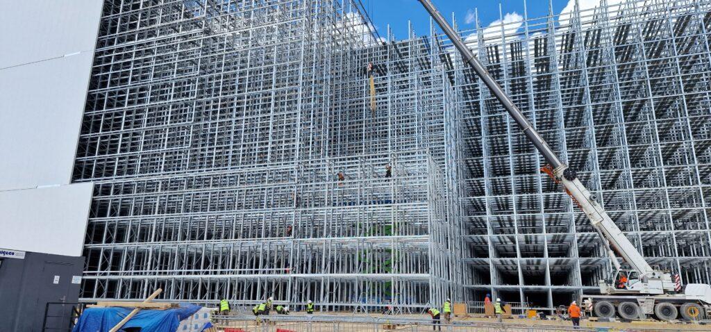 clad rack warehouse construction